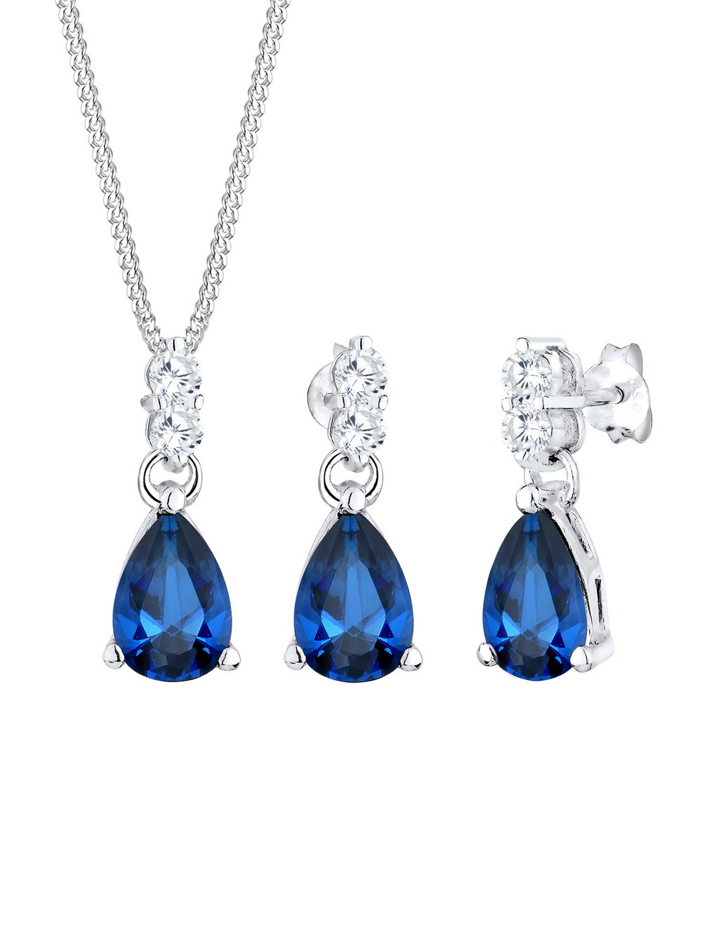 Elli PREMIUM Schmuckset Damen Sterlingsilber