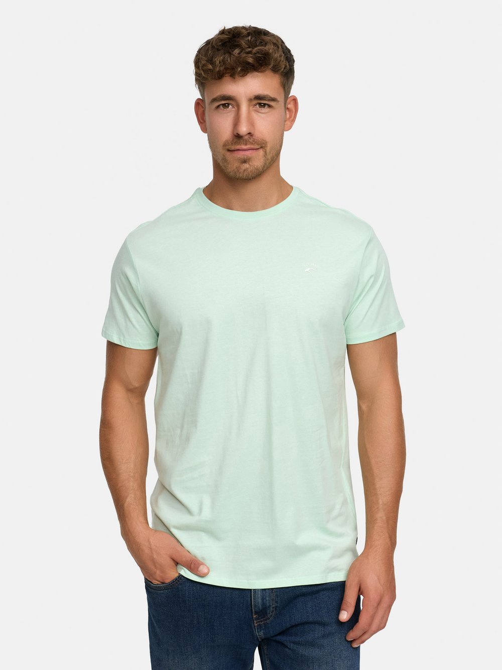 Indicode T-Shirt Herren Baumwolle