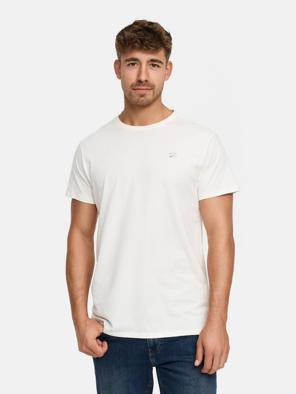 Indicode T-Shirt Herren Baumwolle