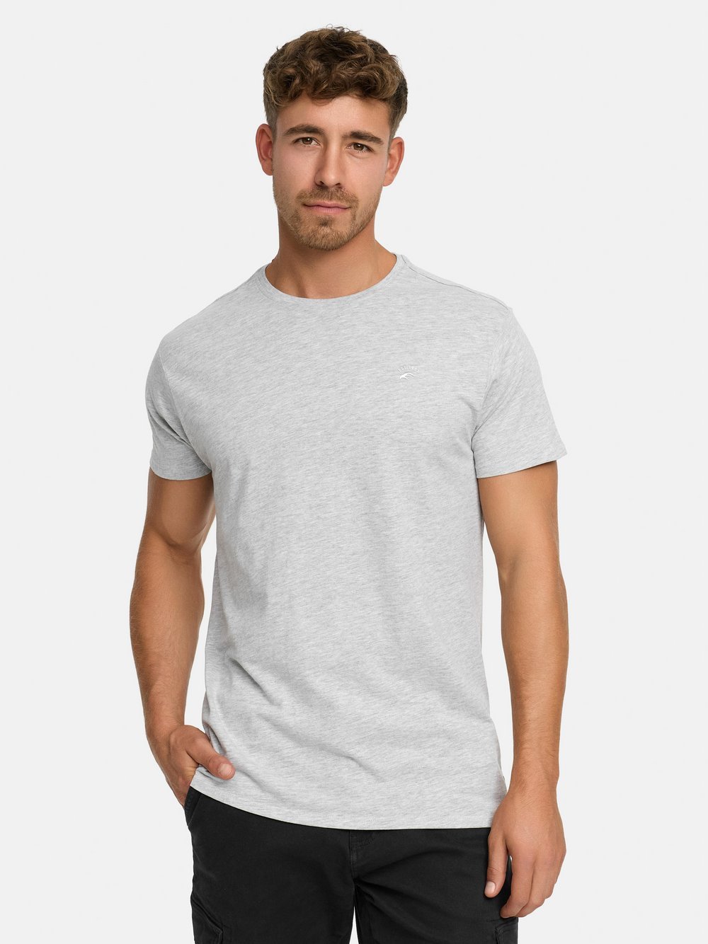 Indicode T-Shirt Herren Baumwolle