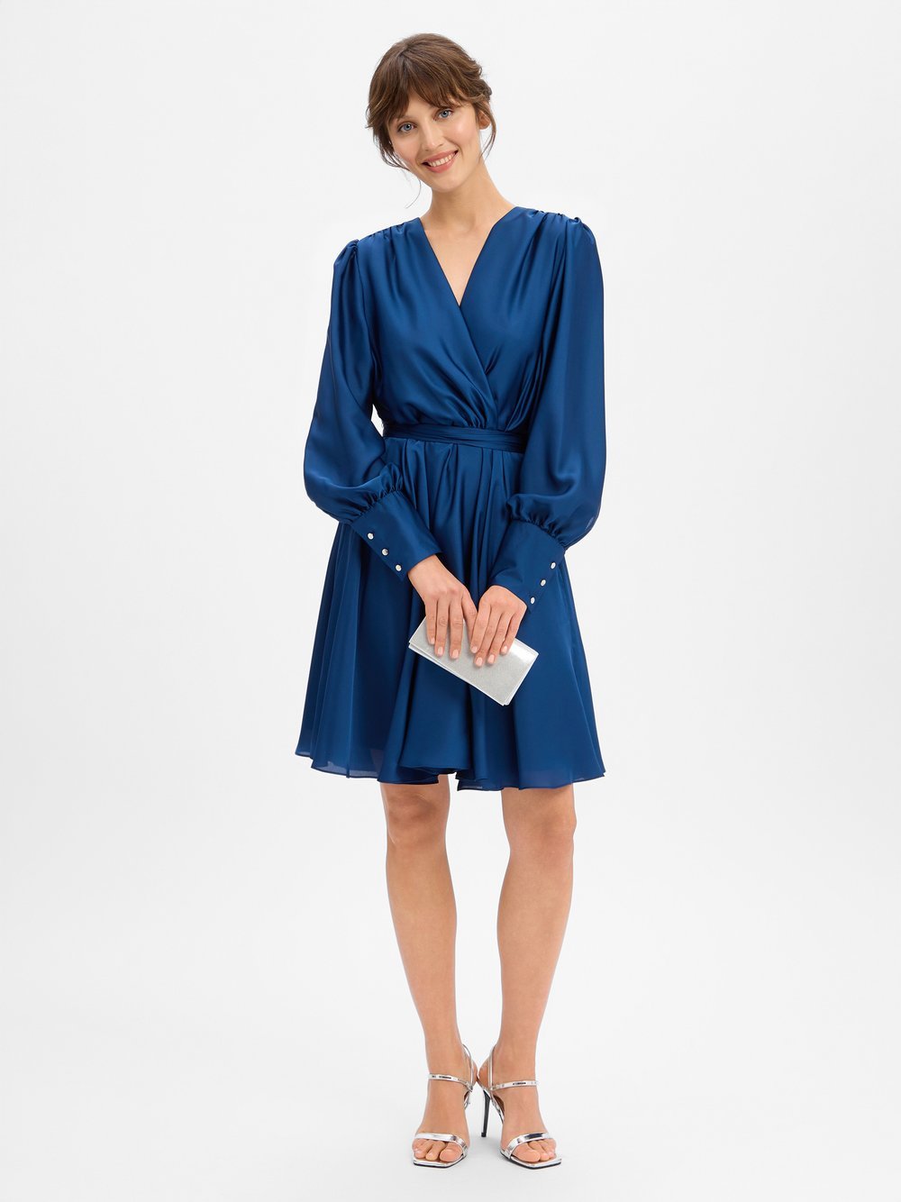 Swing Abendkleid Damen Satin