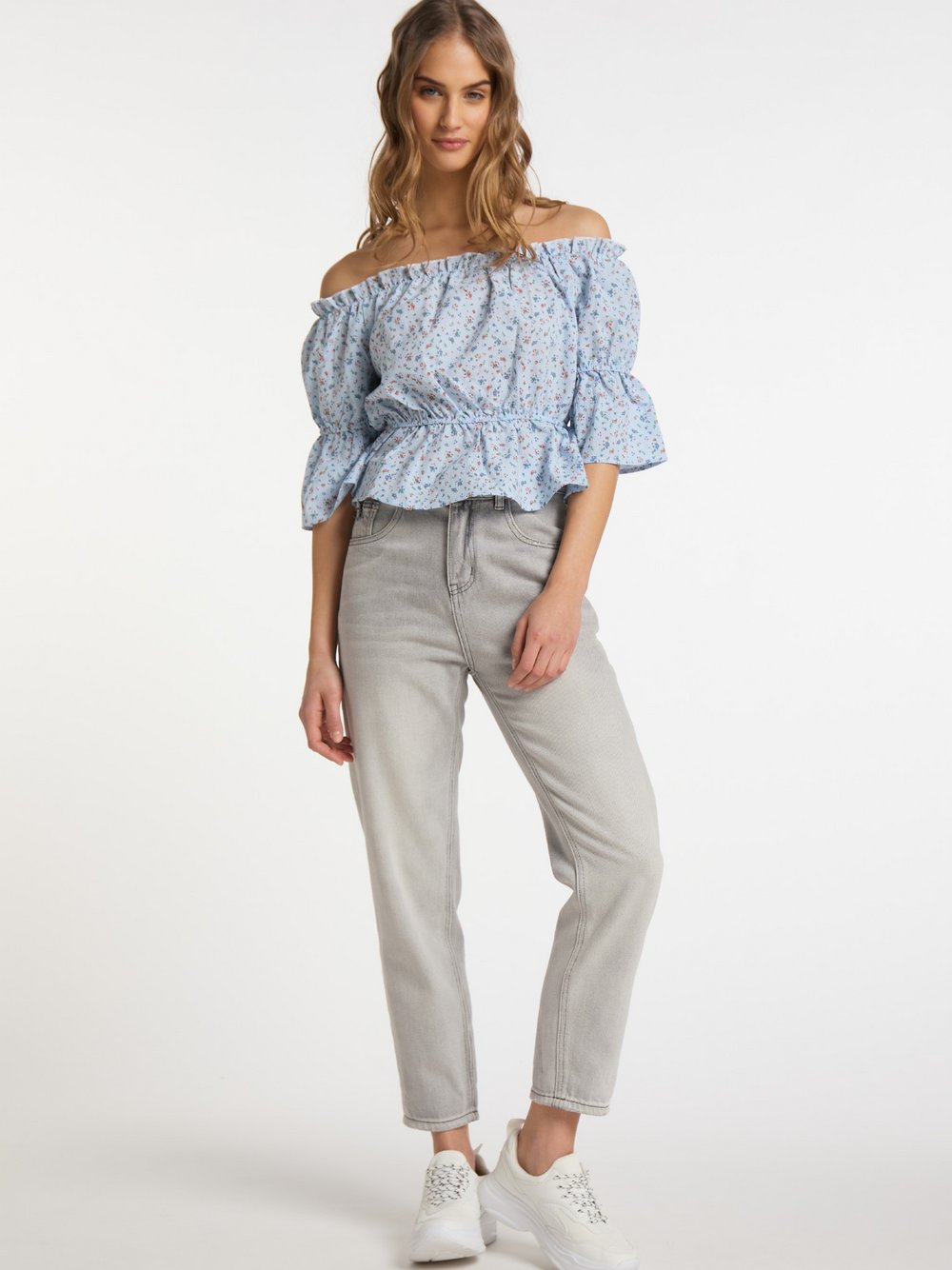 MyMo Bluse mit Vichy-Muster Damen gemustert