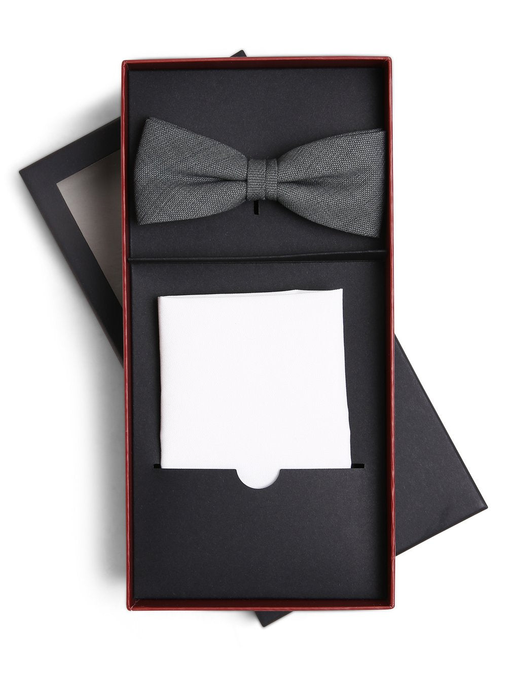 CG - CLUB of GENTS Fliege und Einstecktuch Herren Regular Fit Schurwolle strukturiert