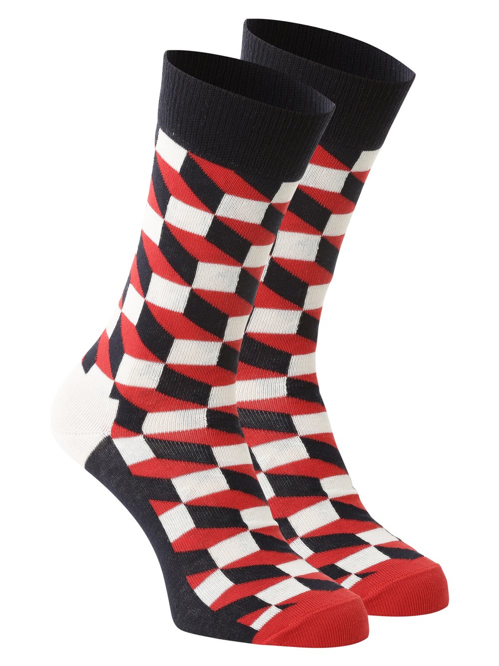Happy Socks Feinstrick-Socken Damen Baumwolle gemustert