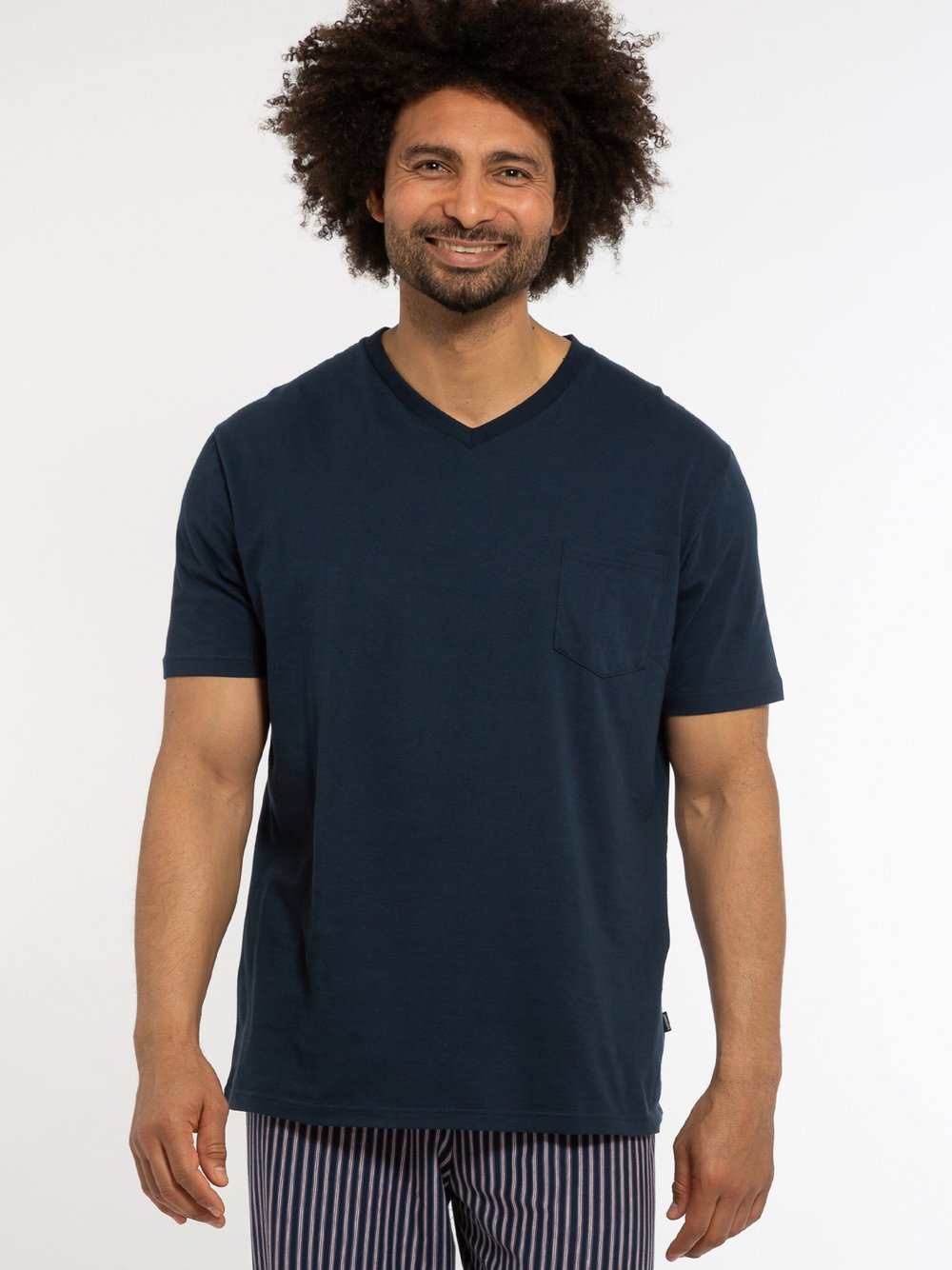 Ammann Schlafanzug Shirt Organic Cotton Herren Baumwolle