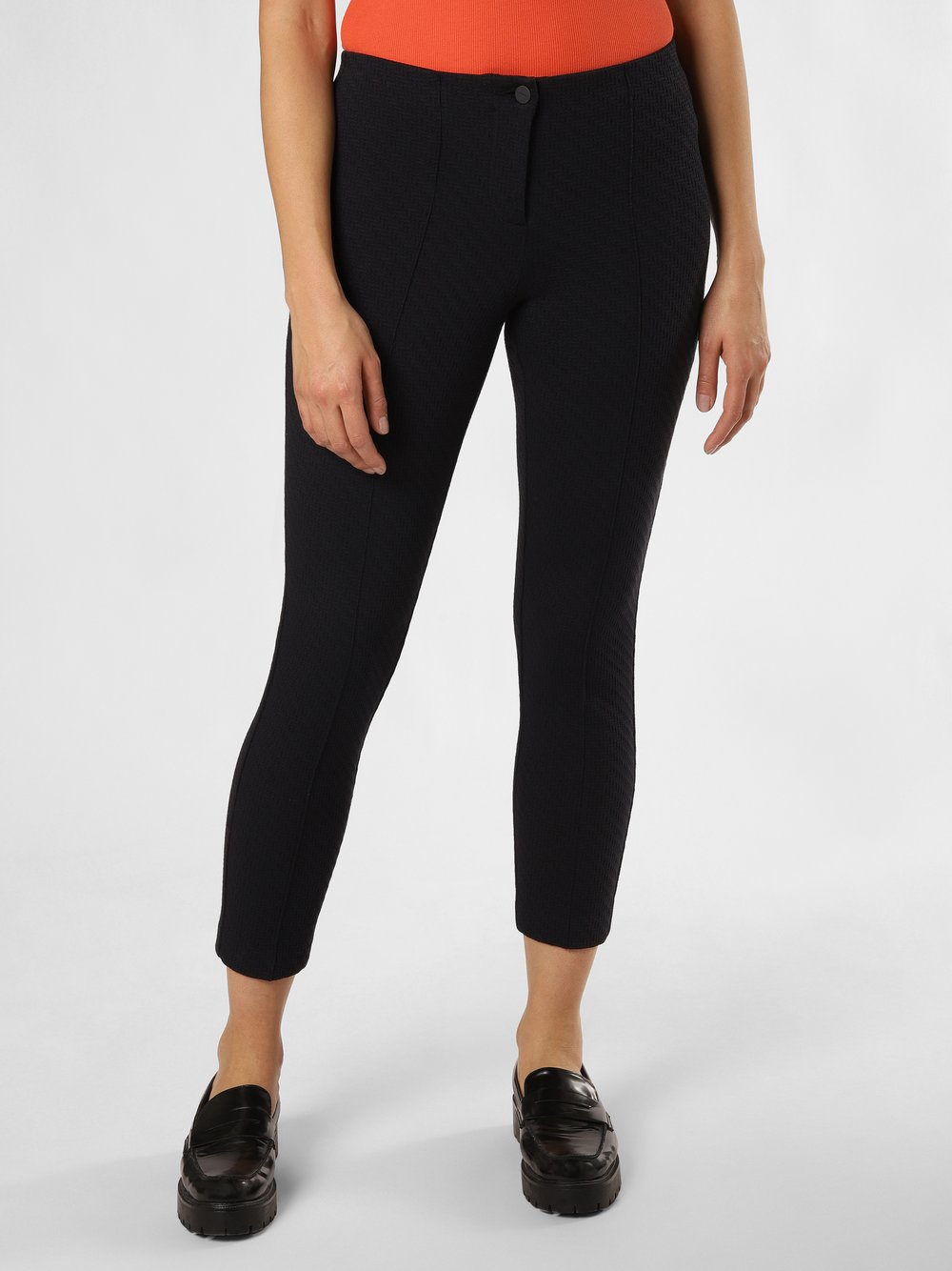 Cambio Hose Damen Baumwolle strukturiert