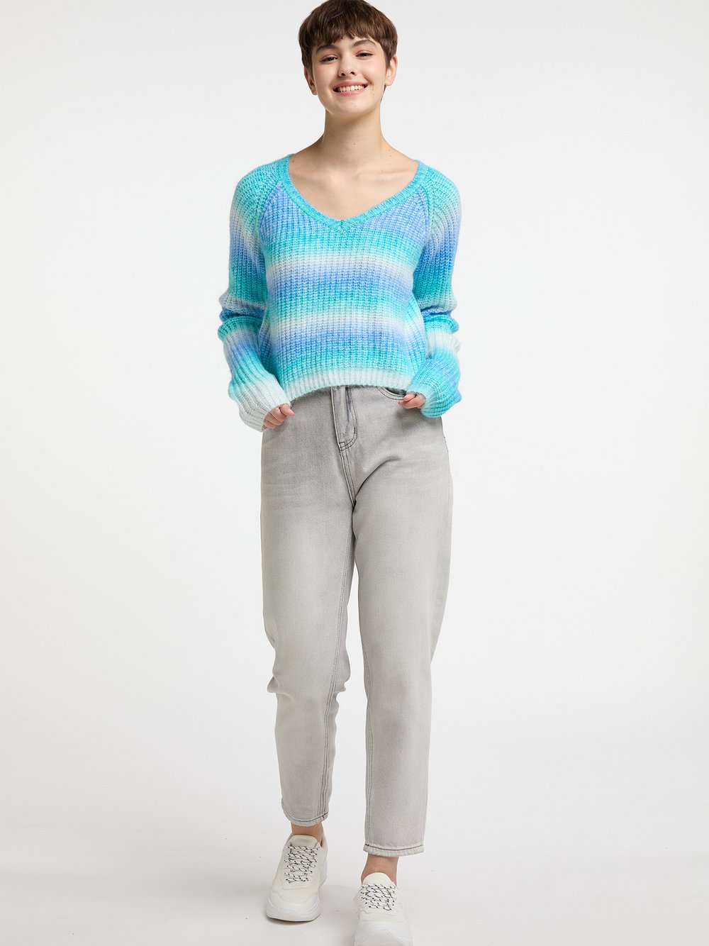 MyMo Strickpullover Damen gemustert