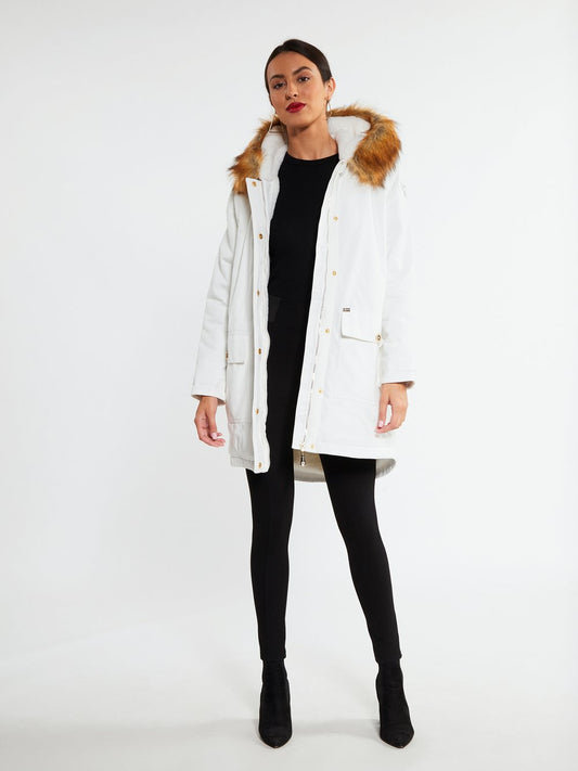 Faina Winterparka Damen Baumwolle