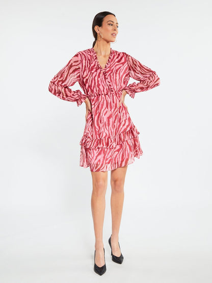 Faina Kleid Damen gemustert