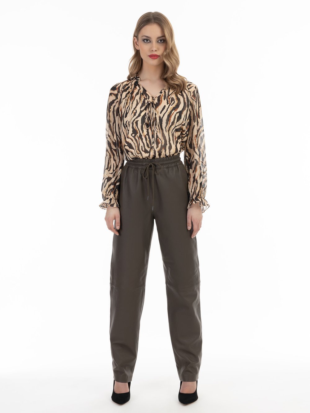 Faina Bluse Damen gemustert