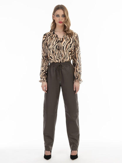 Faina Bluse Damen gemustert