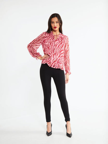 Faina Bluse Damen gemustert