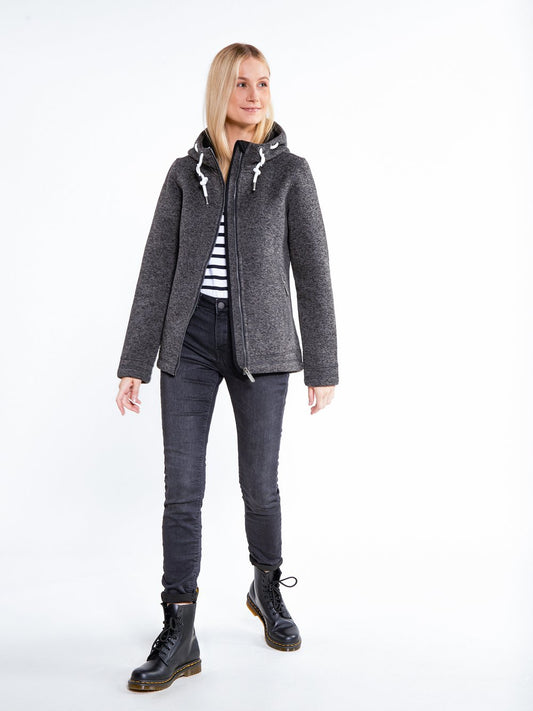 ICEBOUND Strickfleecejacke Damen meliert