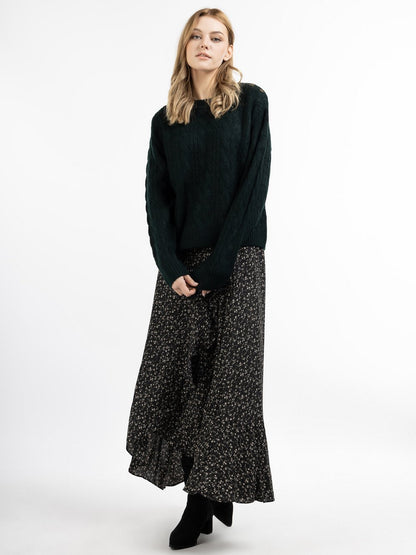 Dreimaster Strickpullover Damen gemustert