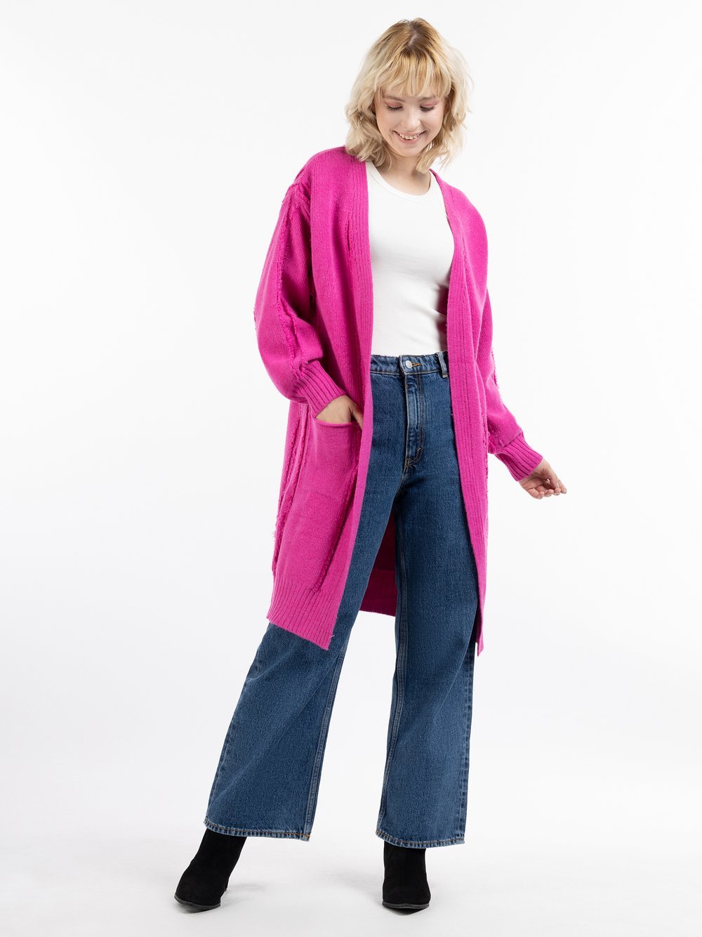 IZIA Langer Cardigan Damen