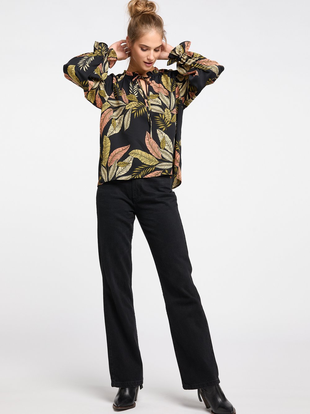 IZIA Blusenshirt Damen gemustert