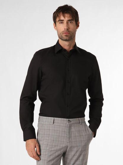 Finshley & Harding Hemd Herren Slim Fit Baumwolle Kentkragen