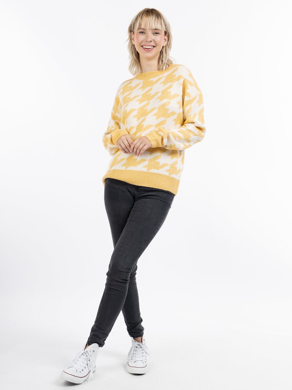 MyMo Strickpullover Damen gemustert