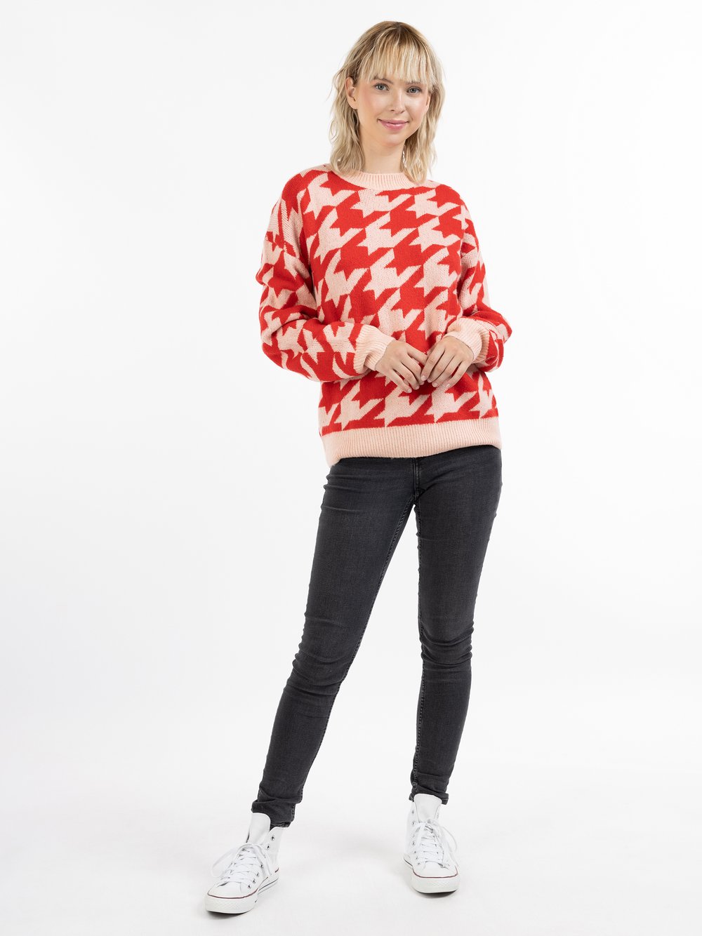 MyMo Strickpullover Damen gemustert