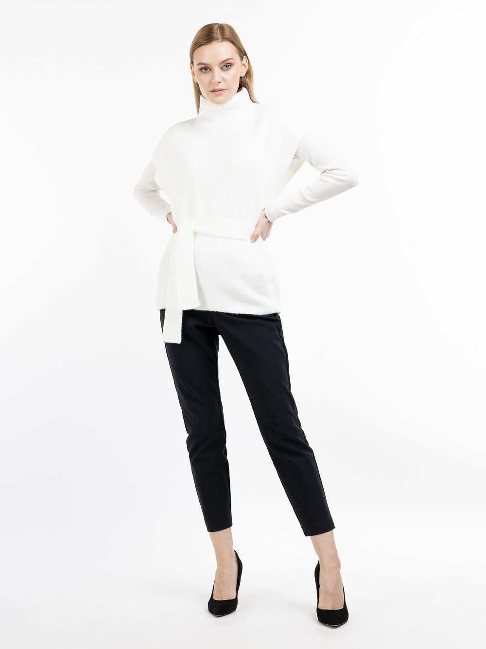 Dreimaster Strickponcho Damen