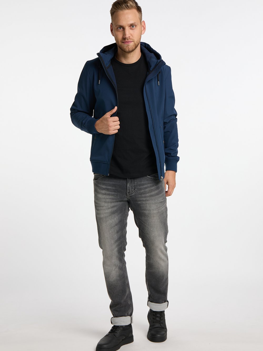 Mo Softshellblouson Herren