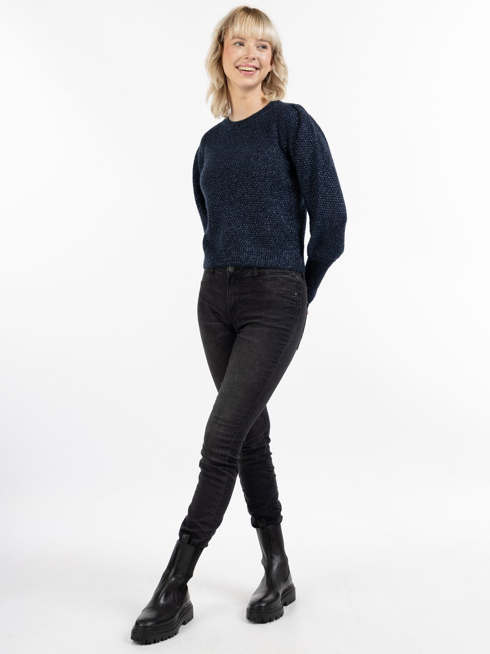 MyMo Strickpullover Damen