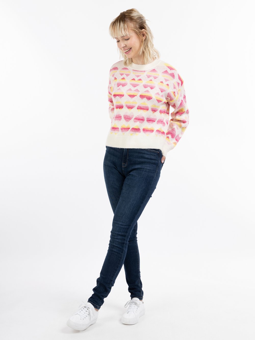 MyMo Strickpullover Damen gemustert