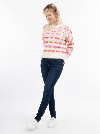 MyMo Strickpullover Damen gemustert