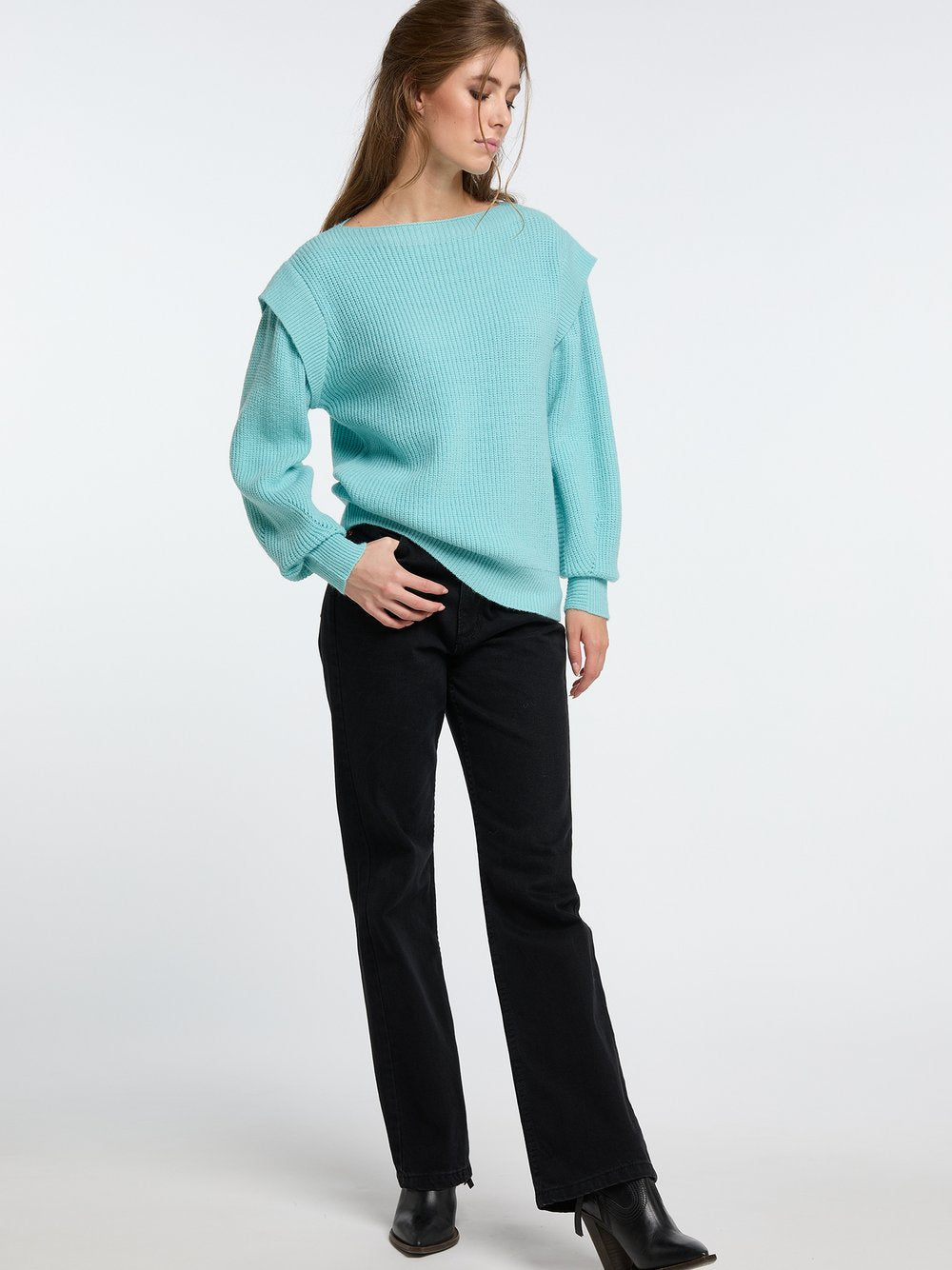 IZIA Grobstrick-Pullover Damen