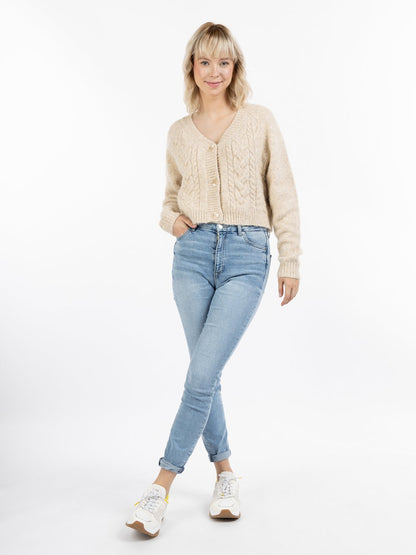 MyMo Strickjacke Damen gemustert