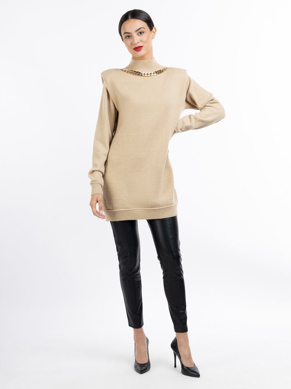 Faina Strickkleid Damen Polyamid