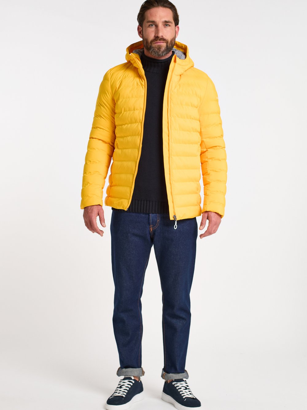 Dreimaster Wattierte Steppjacke Herren