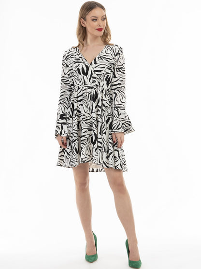 Faina Kleid Damen gemustert