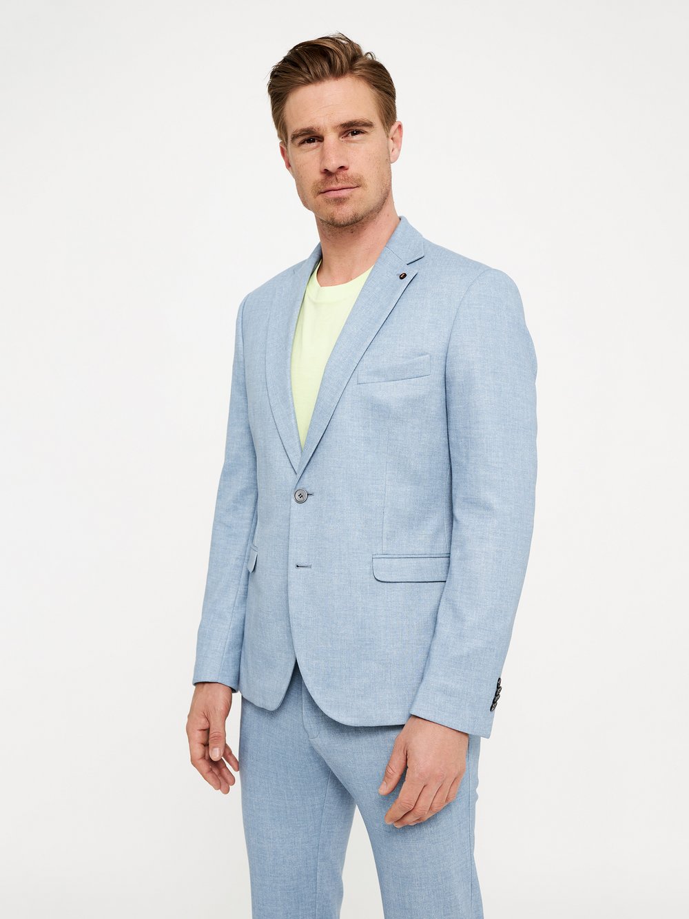 Zuitable Baukasten-Sakko Herren Slim Fit Jersey