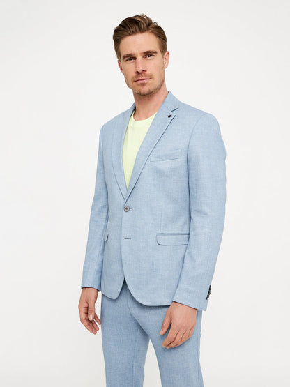 Zuitable Baukasten-Sakko Herren Slim Fit Jersey