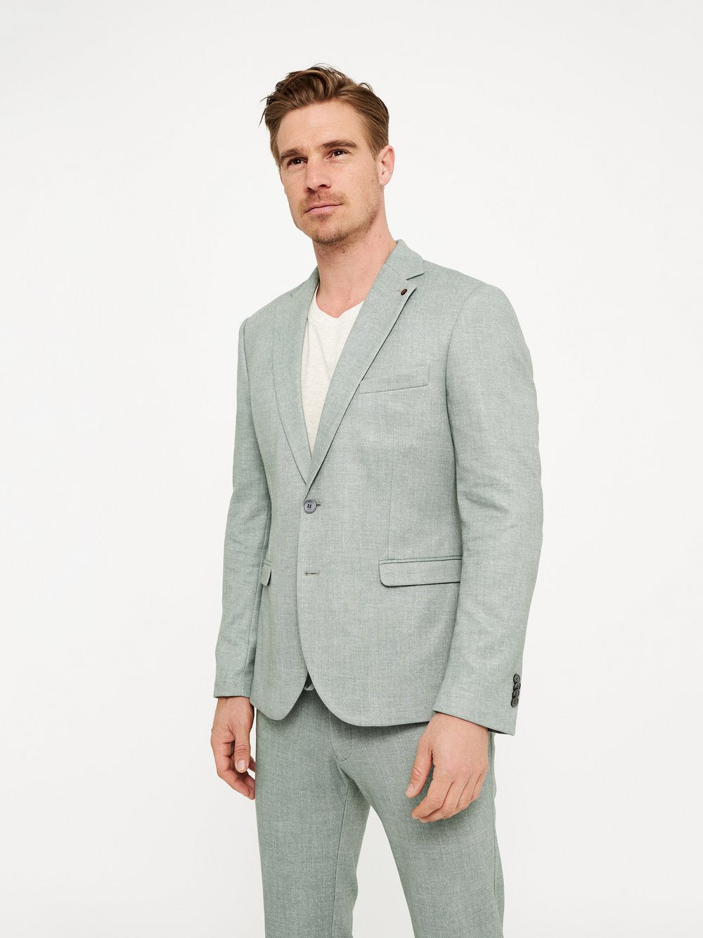 Zuitable Baukasten-Sakko Herren Slim Fit Jersey