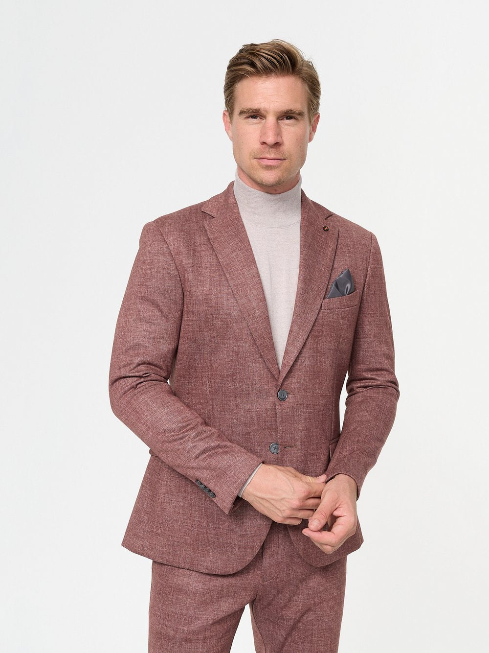 Zuitable Baukasten-Sakko Herren Slim Fit Jersey