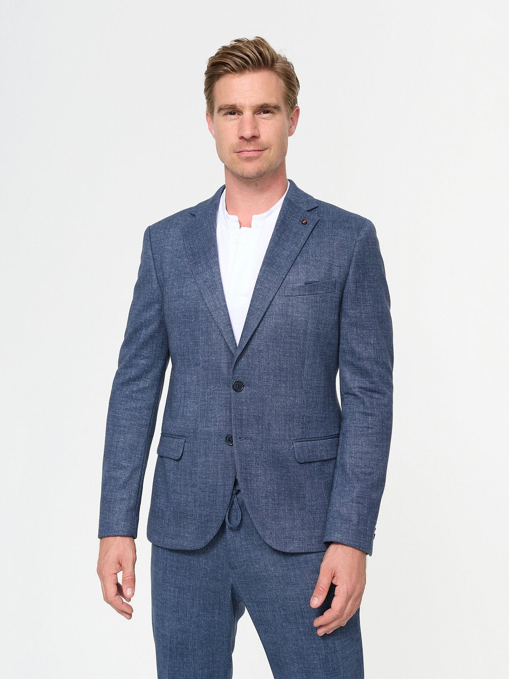 Zuitable Baukasten-Sakko Herren Slim Fit Jersey