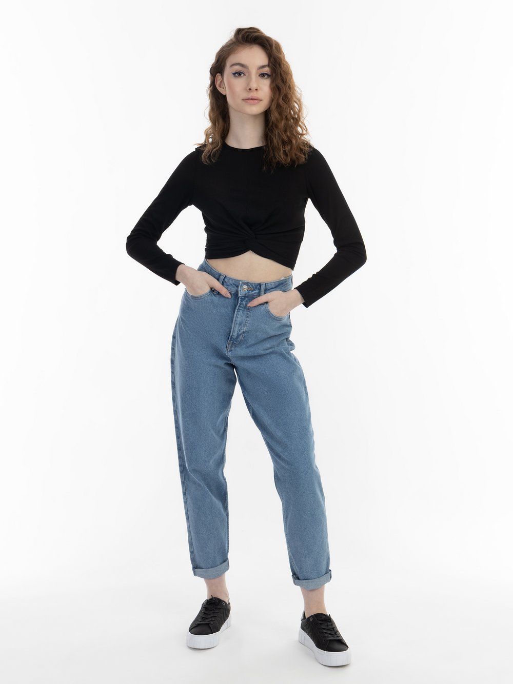 MyMo Langarmshirt Damen