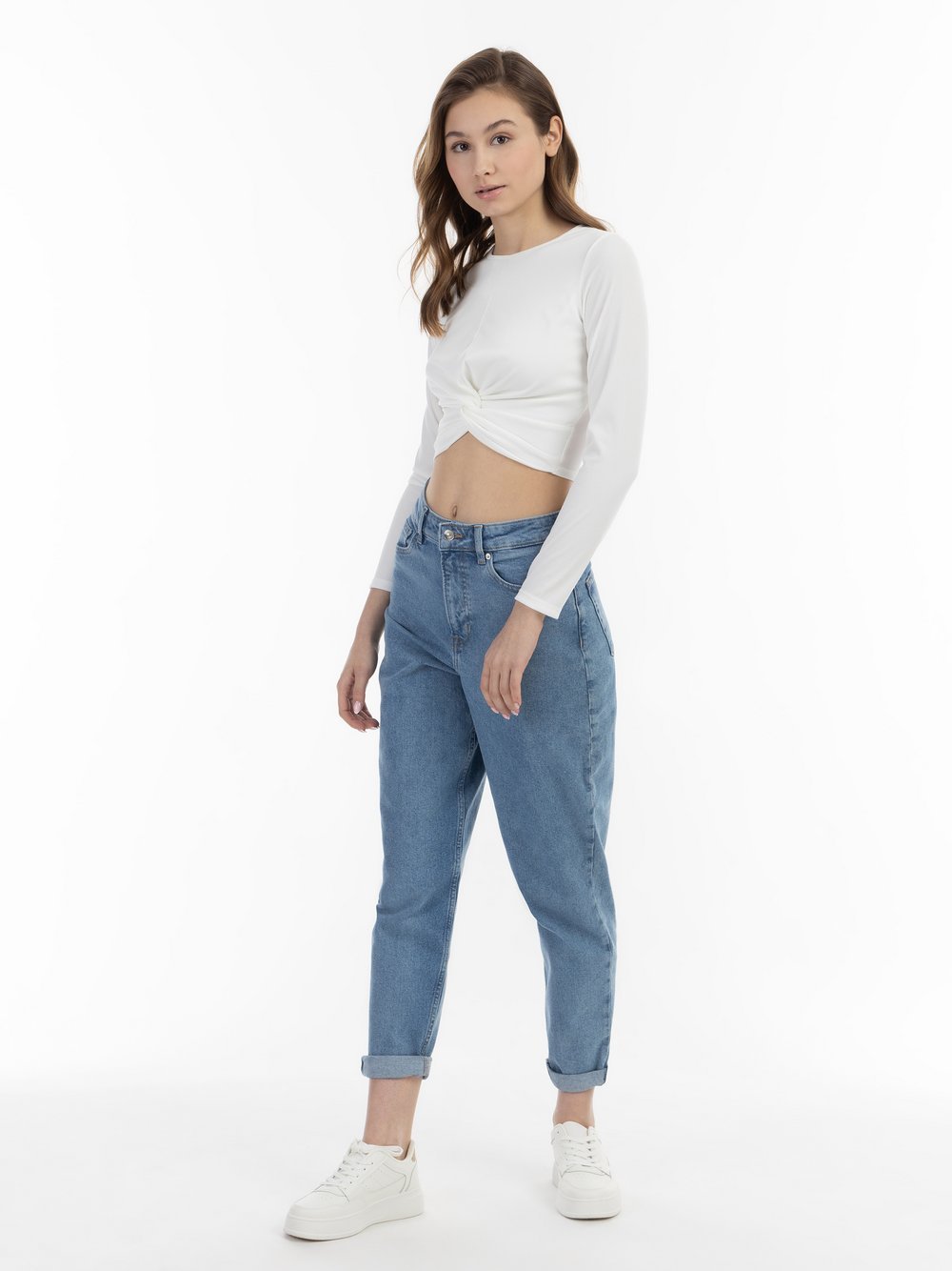 MyMo Langarmshirt Damen