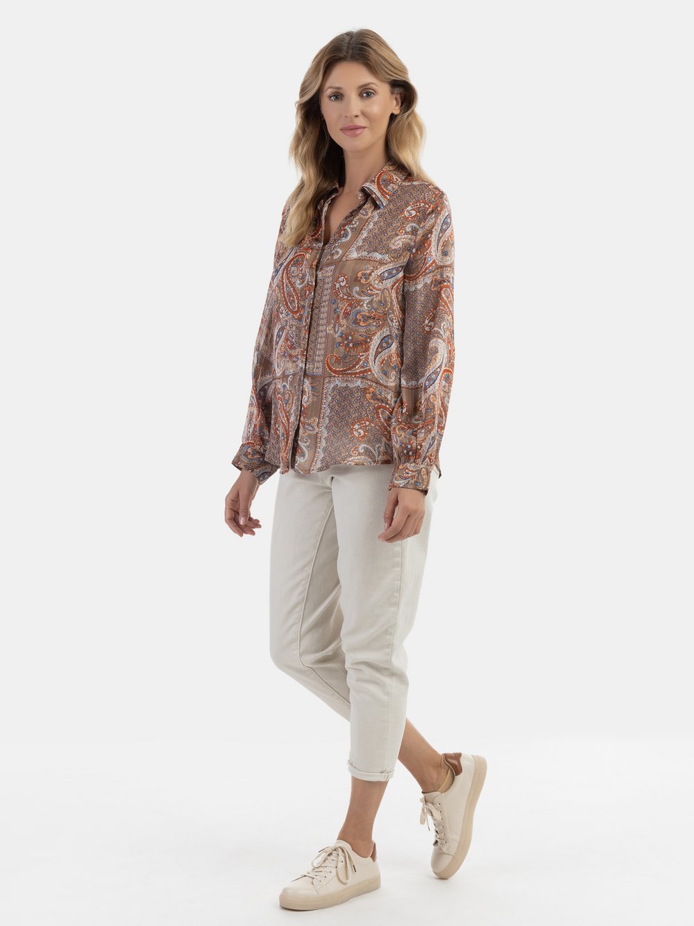 Usha Bluse Damen gemustert