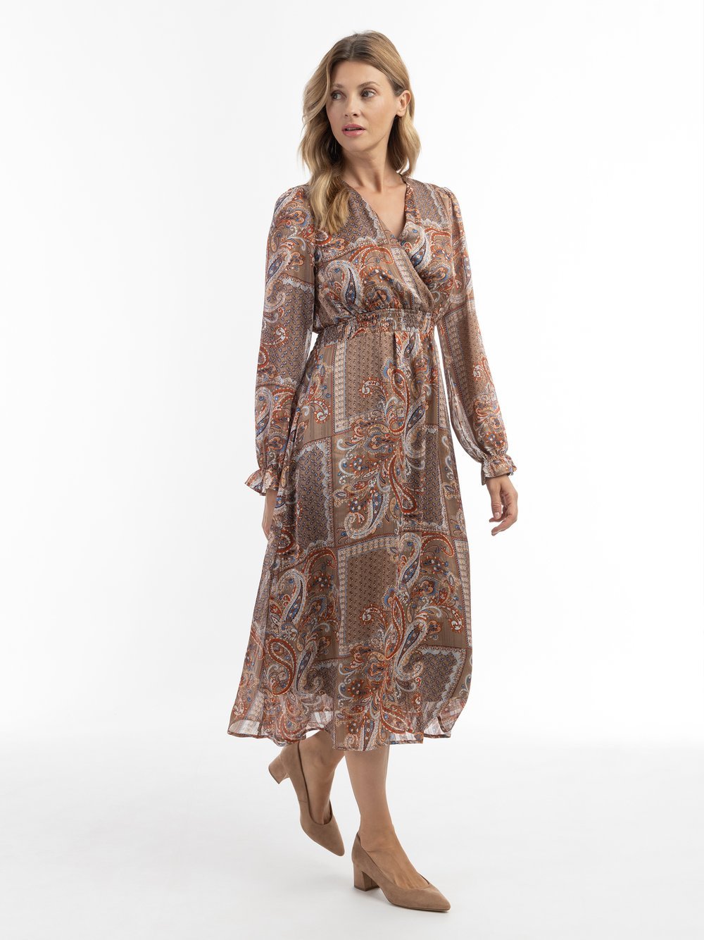 Usha Maxikleid mit Paisley-Print Damen gemustert