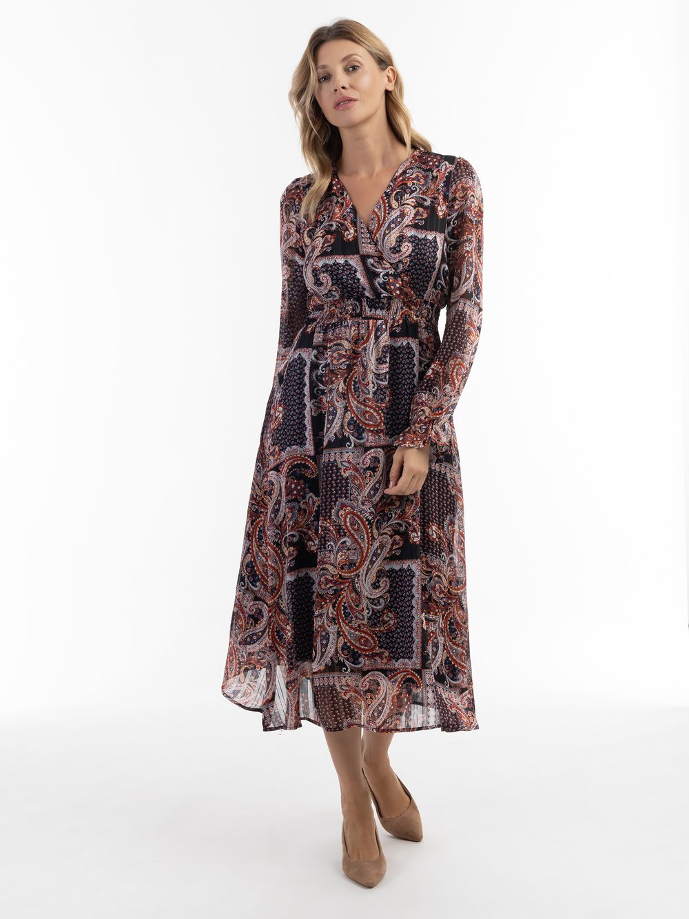 Usha Maxikleid mit Paisley-Print Damen gemustert