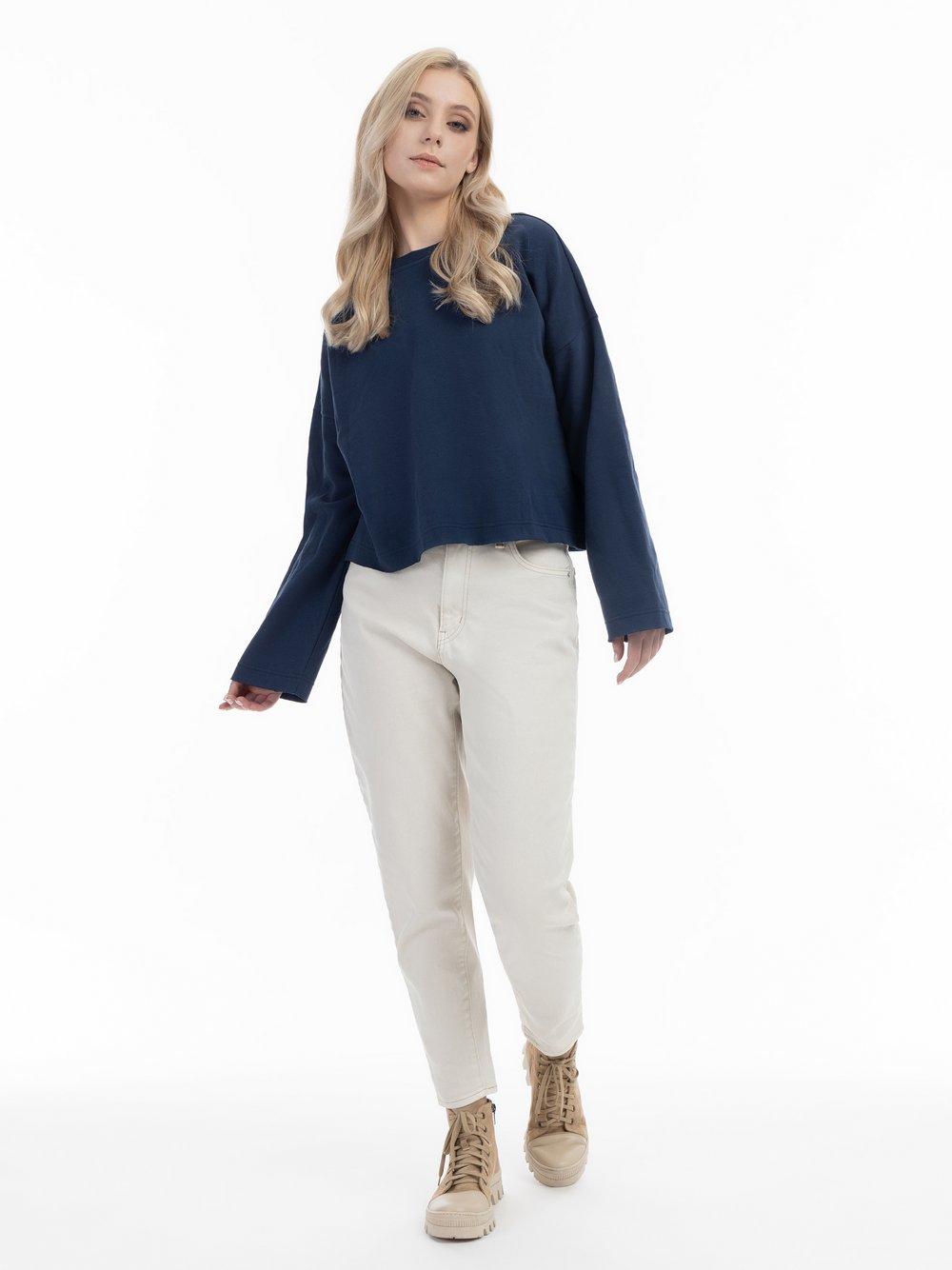 Dreimaster Oversize-Sweatshirt Damen Baumwolle