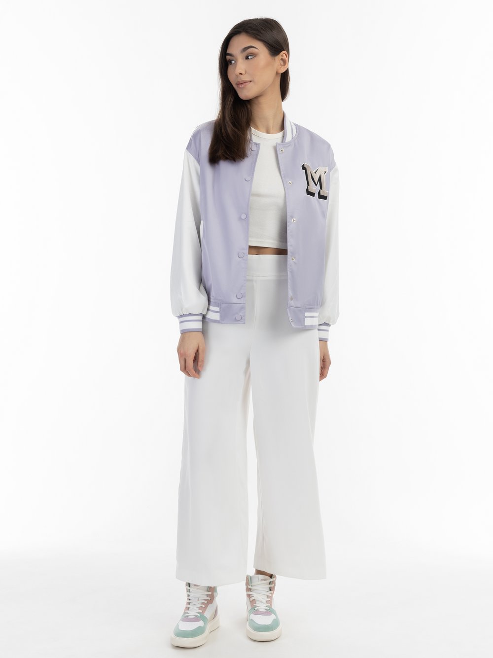 MyMo Collegejacke Damen strukturiert