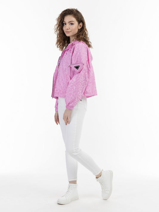 MyMo Übergangsjacke/Regenjacke Damen gemustert