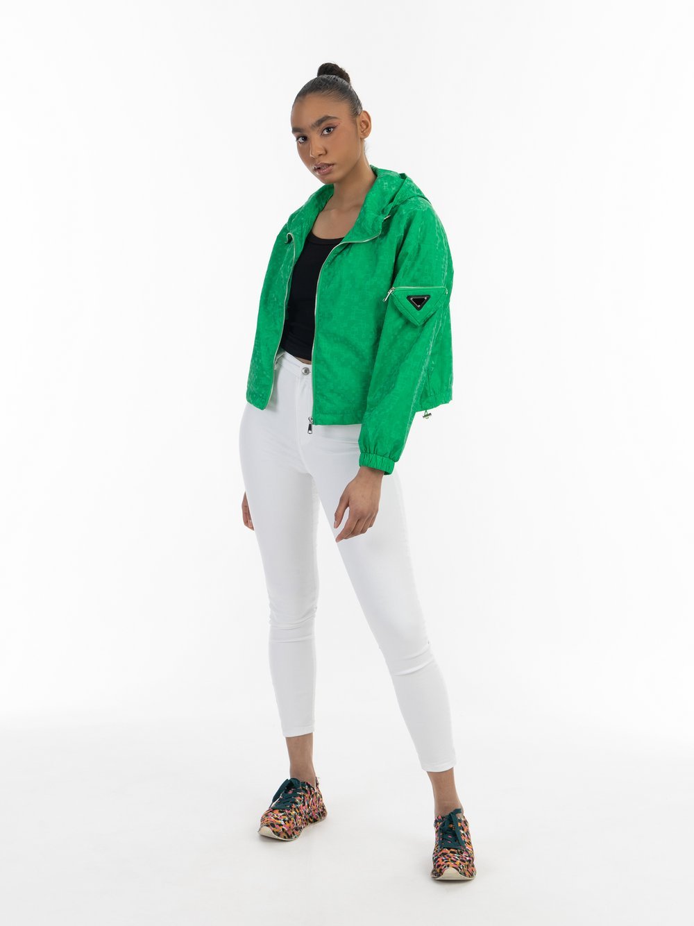 MyMo Übergangsjacke/Regenjacke Damen gemustert