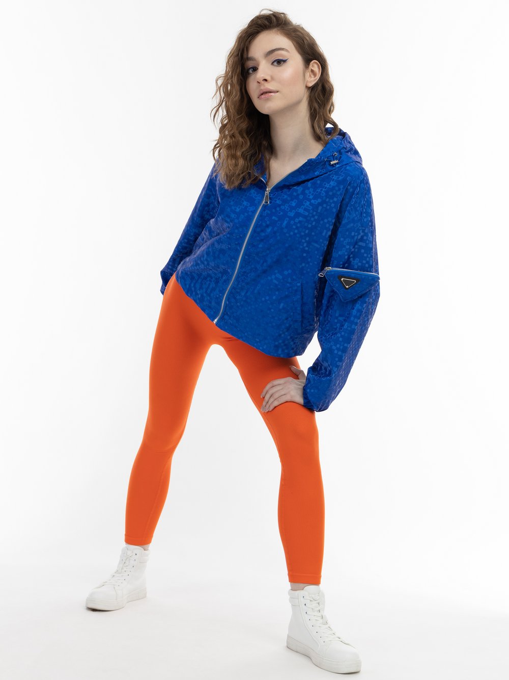 MyMo Übergangsjacke/Regenjacke Damen gemustert