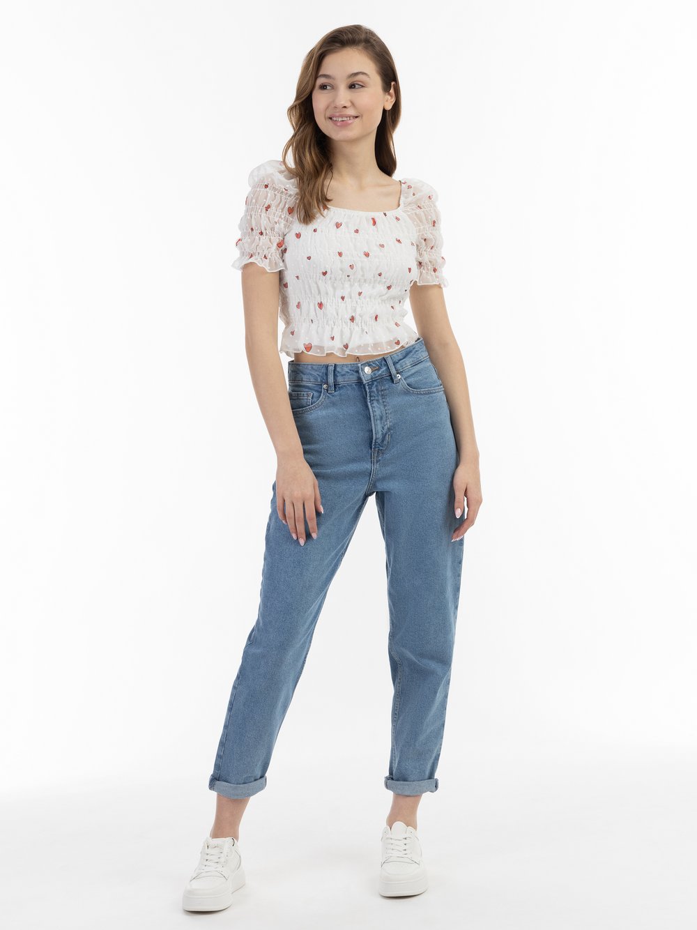 MyMo Blusenshirt Damen gemustert