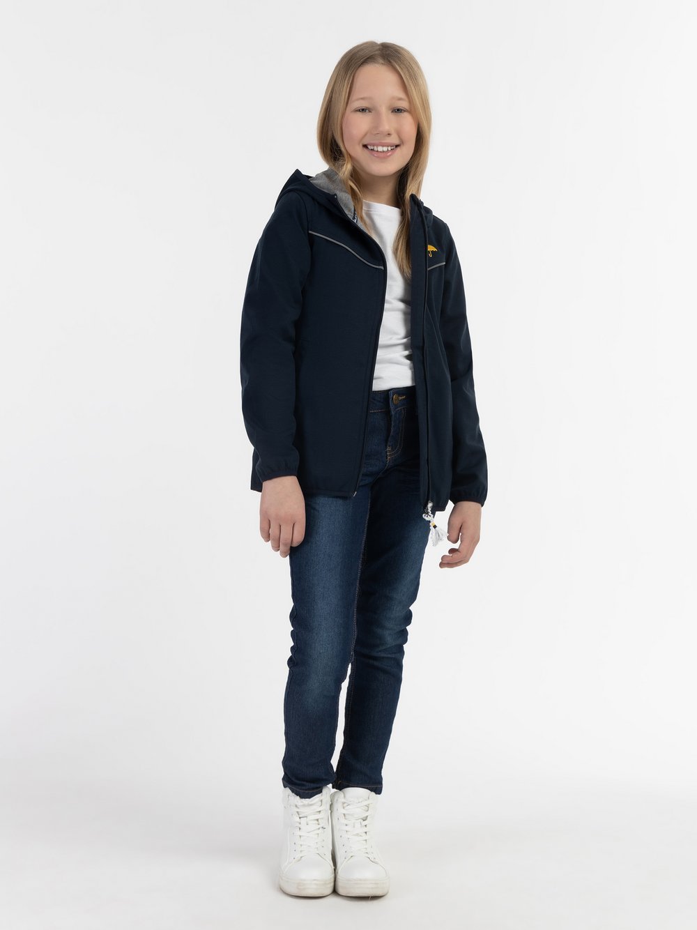 Schmuddelwedda Funktionsjacke Mädchen meliert